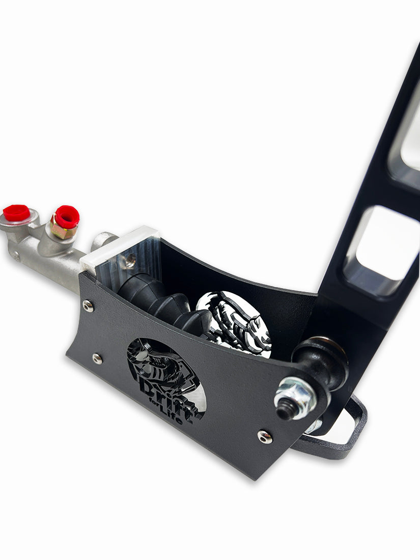 Reverse hydraulic handbrake